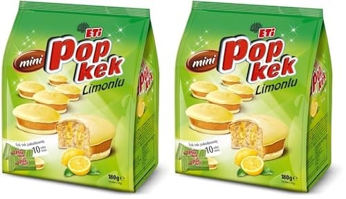 Eti Popkek Mini Limonlu Kek 180 g 2li paket