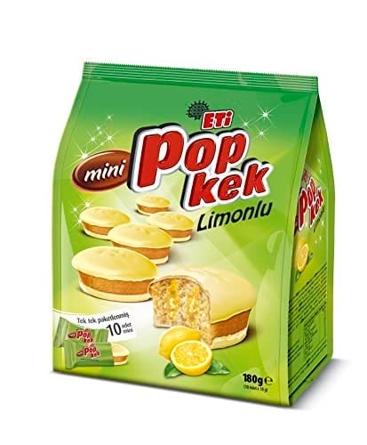 Eti Popkek Mini Limonlu Kek 180 g 2li paket