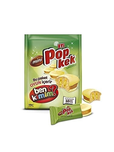 Eti Popkek Mini Limonlu Kek 180 g 2li paket