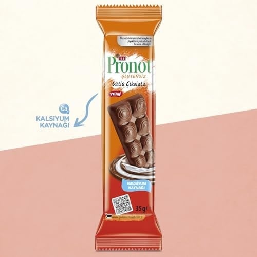 Eti Pronot Glutensiz Sütlü Çikolata 35 g
