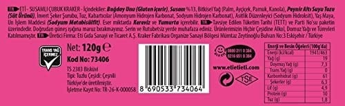Eti Susamlı Çubuk Kraker 120 g 2li paket