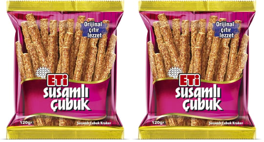 Eti Susamlı Çubuk Kraker 120 g 2li paket