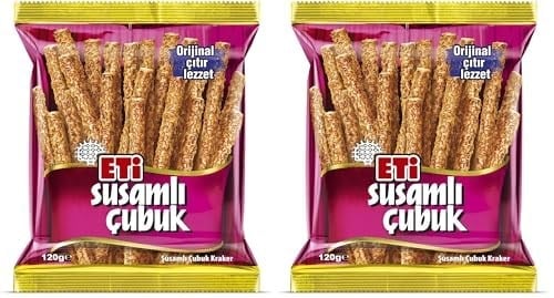 Eti Susamlı Çubuk Kraker 120 g 2li paket