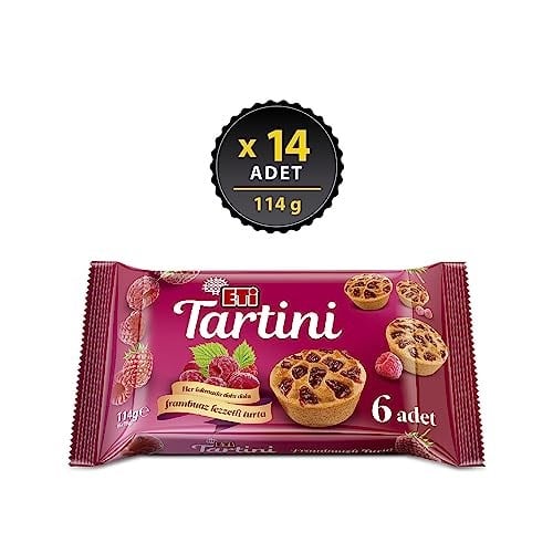 Eti Tartini Frambuazlı Turta 114 g x 14 Adet (2 paketi)