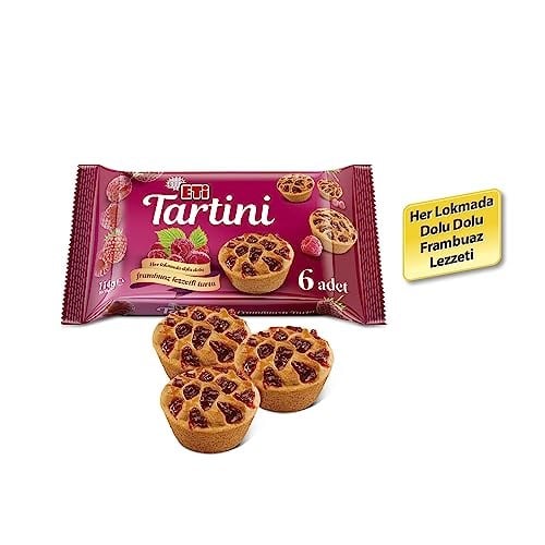 Eti Tartini Frambuazlı Turta 114 g x 14 Adet (2 paketi)