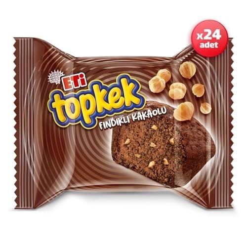 Eti Topkek Fındıklı Kakaolu Kek 35 g x 24 Adet