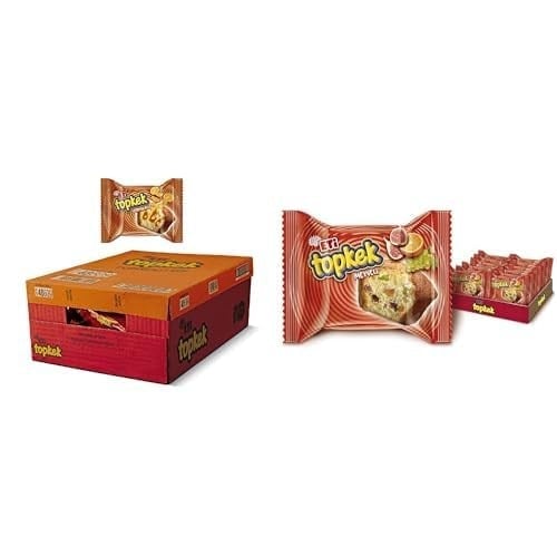 Eti Topkek Portakallı Kek 40 g x 24 Adet ve Eti Topkek Meyveli Kek 40 g x 24 Adet
