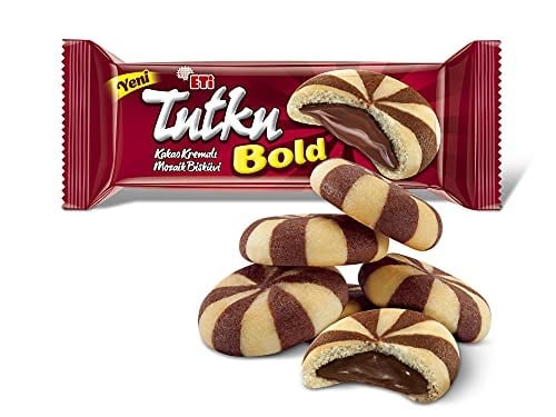 Eti Tutku Bold Kakao Kremalı Mozaik Bisküvi 138 g 5li paket