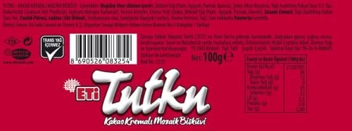 Eti Tutku Kakao Kremalı Mozaik Bisküvi 100 g