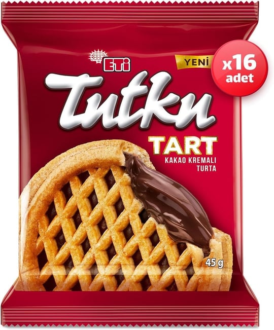 Eti Tutku Tart 45 g x 16 Adet