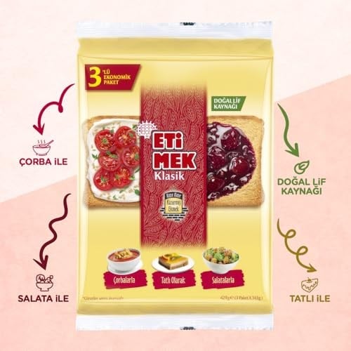 Etimek Klasik Kızarmış Ekmek 3 x 143 g