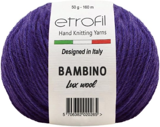 Etrofil Bambino Lux Wool, Mor - 70615