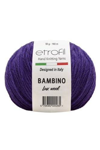 Etrofil Bambino Lux Wool, Mor - 70615