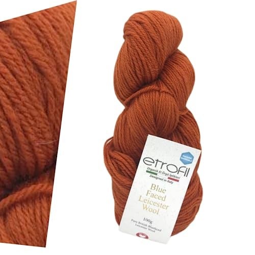Etrofil Blue Faced Leicester Wool Burnt Orange 72132