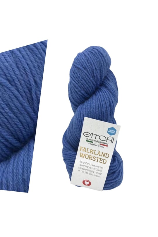 Etrofil Falkland Worsted, Cobalt 75175