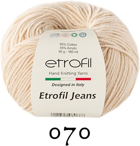 Etrofil Jeans 070 örgü ipliği