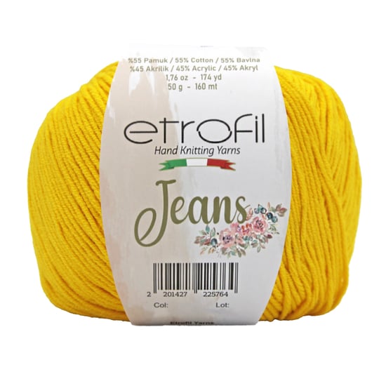 Etrofil Jeans sarı örgü ipliği