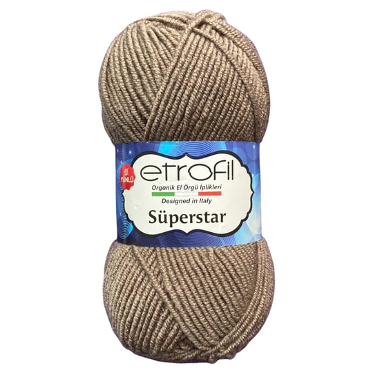 Etrofil SÜPERSTAR 77012-VİZON VİZON Polyester Ipli İpi Örgü İpi