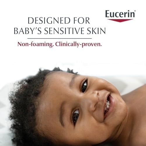 Eucerin Bebek Egzama Giderici Krem Vücut Yıkama, Egzama Vücut Yıkama Bebekler için, 13.5 Fl Oz Şişe