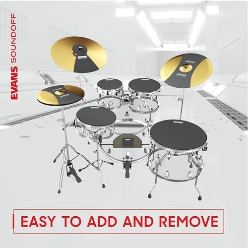 Evans SO-8 SoundOff 8 inç Davul Sessiz - Seçenekler: Davul, Hi-Hat, Sürüş, Tambur, 6-inch, 8-inch, 10-inch...