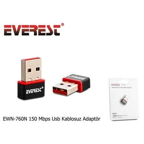 Everest Ewn-760n 150mbps Usb Kablosuz Adaptör