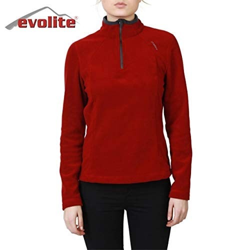 Evolite Fuga Kadın Mikro Polar Sweater - Bordo XS