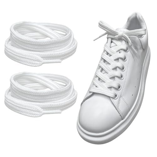 Exclusive 120 cm Yassı Spor Ayakkabı Bağcığı, Çift Katmanlı Örgülü Sneakers Bağcık, 1 Çift