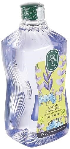 Eyüp Sabri Tuncer Doğal Zeytinyağlı Sıvı Sabun Alaçati Lavantasi 1,5 L Pet Şişe (1 x 1500 ml)
