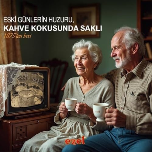 Ezel Türk Kahvesi - Az Kavrulmuş Taze Öğütülmüş - 2li Mega Paket