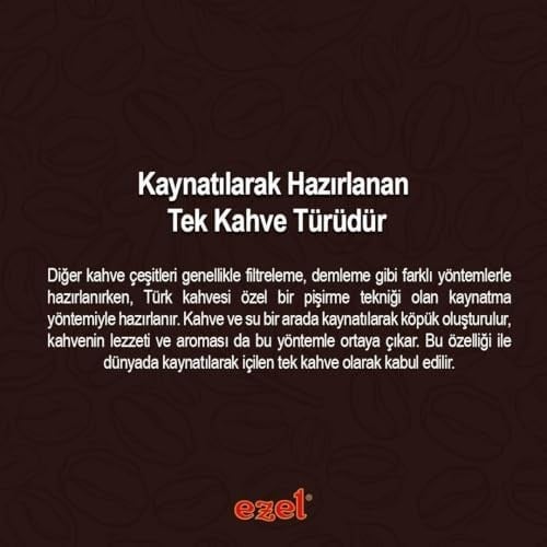 Ezel Türk Kahvesi - Az Kavrulmuş Taze Öğütülmüş - 2li Mega Paket