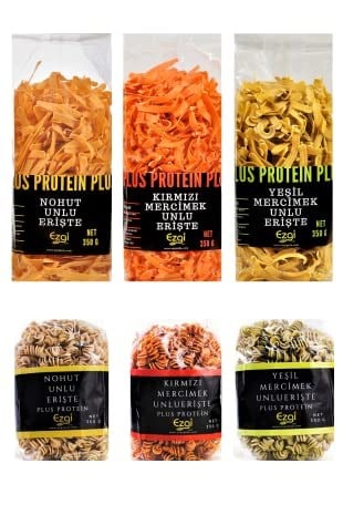 Ezgi Süper Ekonomik Vegan Bakliyat Unlu Makarna Seti 2100 G