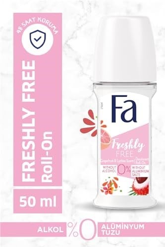 Fa Freshly Free Greyfurt & Liçi Kadın Roll-On 1 Adet - Seçenekler: Tekli, İkili