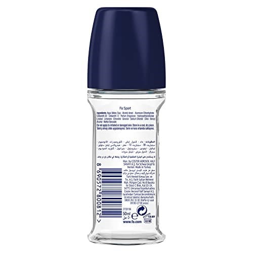 Fa Sport Erkek Roll-On 50 ml Turunçgil Aromalı 1 Adet - Seçenekler: Tekli, İkili