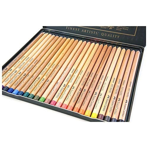 Faber-Castell - Colour pencil Pitt Pastel tin of 24 (112124)