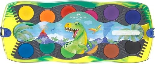FABER-CASTELL Connector Dino Suluboya 12li