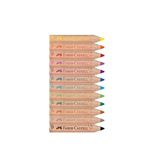 Faber-Castell İlk Boya Kalemim Jumbo Yarım Boy 12 Renk