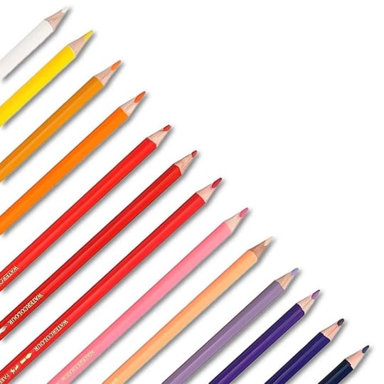 Faber-Castell Karton Kutu Sulu Boya Kalemi, 24 Renk, Suda Çözünebilir, Fırça ve Kalem Hediyeli, Yaratıcılığı Destekleyen Boya Kalemi - Seçenekler: 12 Renk, 24 Renk
