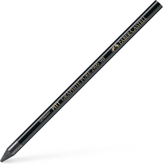 Faber-Castell Pitt Monochrome Grafit Kurşun Kalem, 9B, Yumuşak Doku, Geniş Alan Gölgelendirme, Açılabilir Yapı, Profesyonel Çizim İçin Uygun - Seçenekler: 9B, 3B, 6B, HB