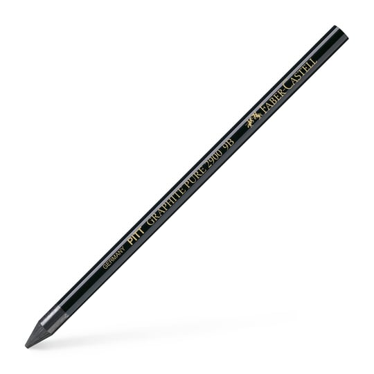 Faber-Castell Pitt Monochrome Grafit Kurşun Kalem, 9B, Yumuşak Doku, Geniş Alan Gölgelendirme, Açılabilir Yapı, Profesyonel Çizim İçin Uygun - Seçenekler: 9B, 3B, 6B, HB