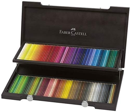 Faber-Castell Polychromos Kuru Boya Kalemi Ahşap Kutu, 120 Renk