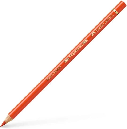FABER-CASTELL Polychromos Renkli Kalem, Kadmiyum Turuncu, Koyu