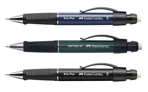 Faber-Castell Versatil Kalem Grip Plus, Uç Kalınlığı: 0,7 Mm, Gövde Rengi: Yeşil Metalik
