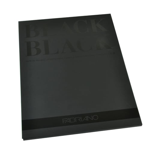 Fabriano Honsell 19100391 - Black Block, mat yüzeyli derin siyah kağıt, 300 g/m², 24 x 32 cm, 20 yaprak, pastel boya, boya kalemleri ve markör için  - Seçenekler: DIN A2, 24 x 32 cm, A3, DIN A4, 20x20