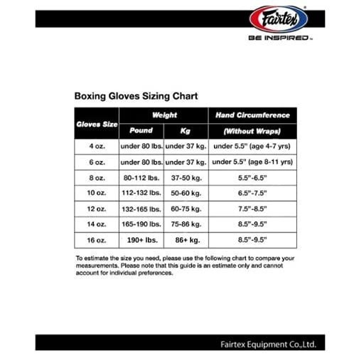 Fairtex Muay Thai Style antrenman idman eldiveni