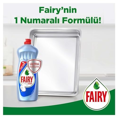 Fairy Platinum Hijyen Sıvı Bulaşık Deterjanı 1000 ml Limon Kokulu - Seçenekler: 750 ml, 750 ml 3lü paket, 1000 ml, 1000 ml (2 paketi)...