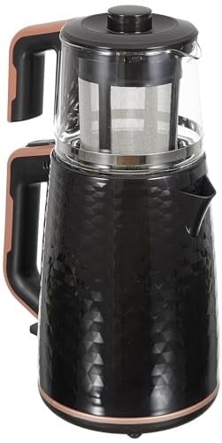 Fakir Tastea Çay Makinesi Siyah/Rose, 2 Litre