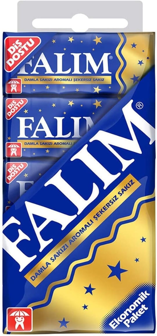 Falım 5li Damla Sakızı Aromalı Şekersiz Sakız 35 gr
