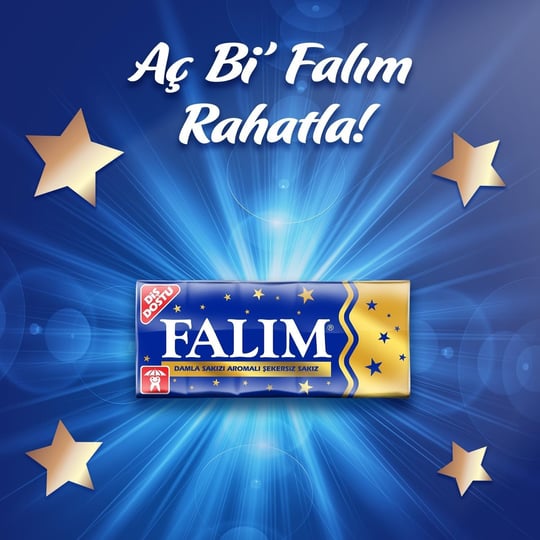 Falım Damla Sakızı Aromalı Sakız 7 gr 20 Adet
