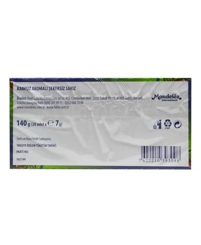 Falim Şekersiz Sakız Karpuz Aromalı 5 li 7gr x 20 Adet