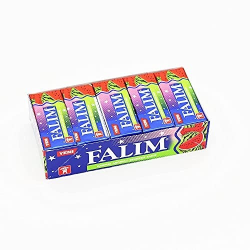 Falim Şekersiz Sakız Karpuz Aromalı 5 li 7gr x 20 Adet